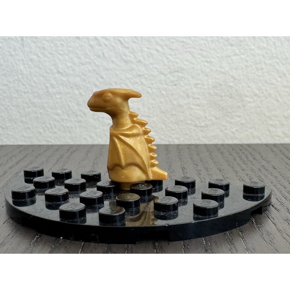 NEW Lego GOLD BABY DRAGON Animal Minifig/Minifigure Statue Hagrids Norbert 70505